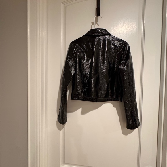 Maeve by Anthropologie Faux Leather Crop Jacket. Excellent condition. FAST Ship - Picture 8 of 8